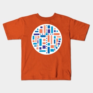 Stained Glass Window Circles 17 Kids T-Shirt